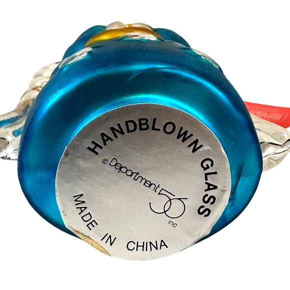 Department 56 Handblown 1992 Mercury Glass Large Christmas 'Angel' Ornament-New - Picture 5 of 5